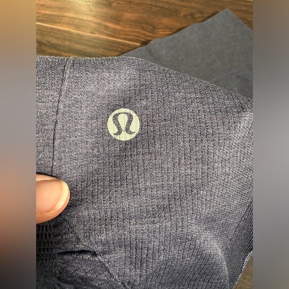 Lululemon In The Flow Crop II Heathered Inkwell - Picture 5 of 6